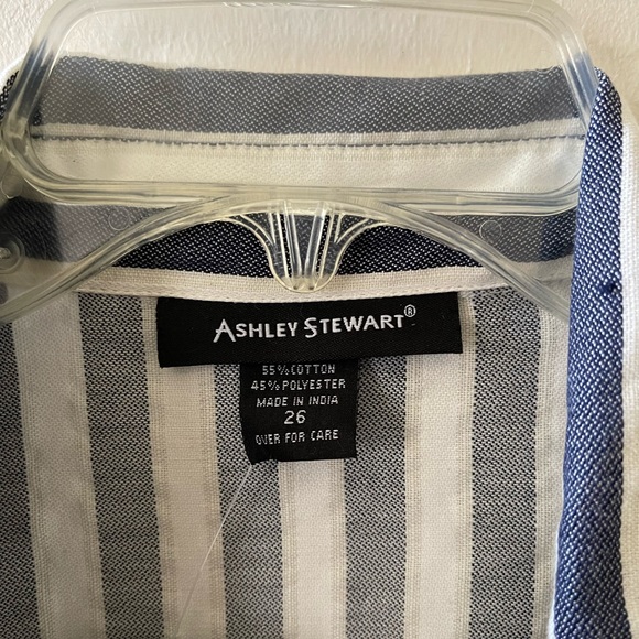 Brand New Striped Blend Shirt Dress or Tunic  Size 26 - Picture 7 of 16